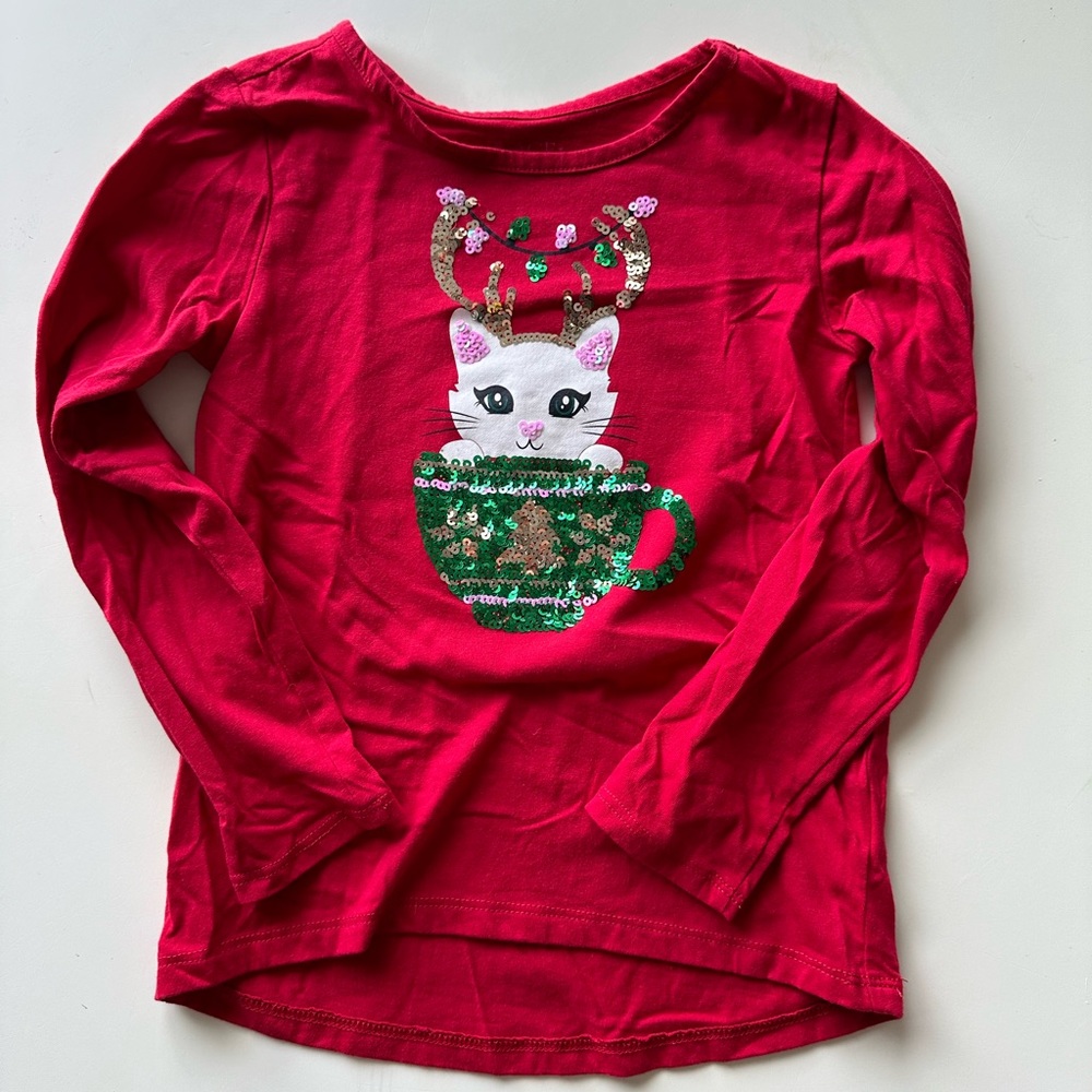 Children's place Christmas shirt size 5/6